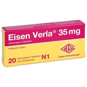 EISEN VERLA 35 mg überzogene Tabletten Produktbild