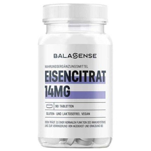Eisencitrat Balasense 14mg, 90 St Tabletten Produktbild