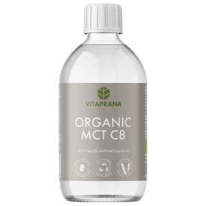 Ekologisk MCT Olja C8 500 ml produkt bild