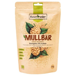 Ekologiska Vita Mullbär 500 g produkt bild