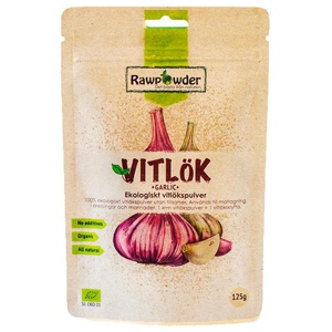 Ekologiskt Vitlökspulver 125 g produkt bild
