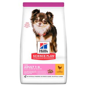 Ekonomipack: 2 x Hill's Science Plan hundfoder - Adult Light Small & Mini Chicken (2 x 6 kg) produkt bild