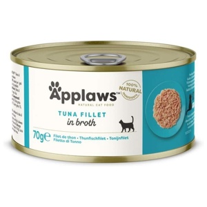 Ekonomipack: Applaws i buljong 48 x 70 g - Tonfiskfilé produkt bild