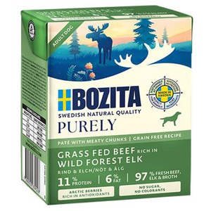 Ekonomipack: Bozita Purely Paté 24 x 370 g - Älg produkt bild