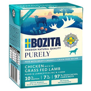 Ekonomipack: Bozita Purely Paté 24 x 370 g - Lamm produkt bild