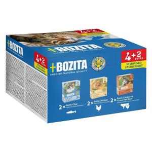 Bozita Cat Tetra Mixpack Sterilised 6x370 g produkt bild