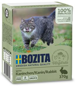 Ekonomipack: Bozita Tetra bitar i sås 24 x 370 g - Kanin produkt bild