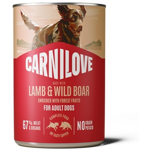 Ekonomipack: Carnilove Dog i paté 12 x 400 g - Lamm & vildsvin produkt bild