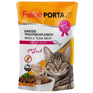 Feline Porta 21 portionspåsar 6 x 100 g - Tonfisk med surimi - spannmålsfritt produkt bild