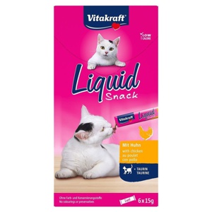 Vitakraft Liquid Snack Kyckling + Taurin, 6 st produkt bild
