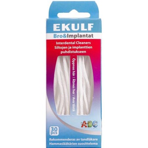 Ekulf Bro&Implantat tandtråd 30 stk. produktbillede