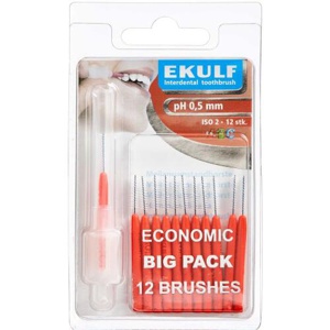 Ekulf ph NeoDenta mellemrumsbørster 0,5 mm 12 stk. produktbillede