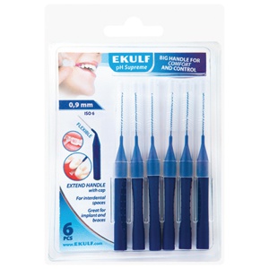 Ekulf pH Supreme mellomromsbørste 0,9mm 6 stk produktbilde