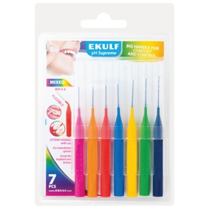 Ekulf pH Supreme Mellomromsbørster Mixed 7 stk produktbilde