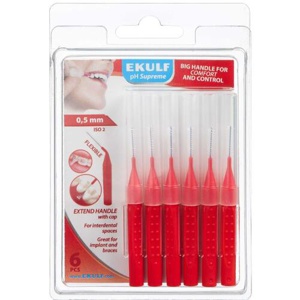 Ekulf pH Supreme Rød 0,45 mm mellemrumsbørte 6 stk. produktbillede