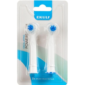 Ekulf Powerbrush Refill Hvid produktbillede