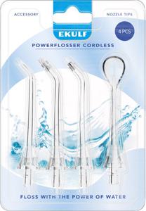 Ekulf PowerFlosser Premium Refill 4 st produkt bild