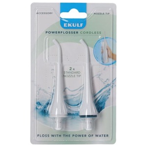 Ekulf PowerFlosser Cordless - Ekstra dyser 2-pak produktbillede