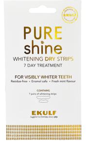 Ekulf PURE Shine Whitening Dry Strips 7 st produkt bild