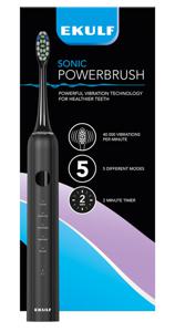Ekulf Sonic PowerBrush black produkt bild