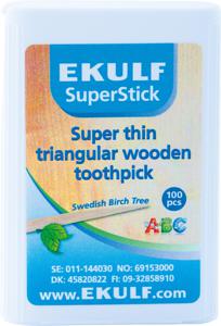 Ekulf SuperStick dubbeländad trä 100 st produkt bild