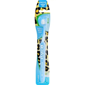 Ekulf Twice Kid soft tannbørste 3-6år 1 stk produktbilde