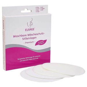 Elanee Wäscheschutz-Stilleinlagen waschbar, 4 St n.v. Produktbild