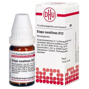 ELAPS corallinus D 12 Globuli Produktbild