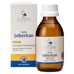 Elasan family Lebertran, 150 ml Öl Produktbild
