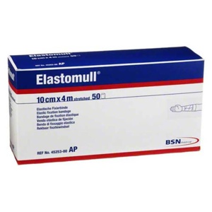Elastomull 4mx10cm 45253 ela, 50 St Binden Produktbild