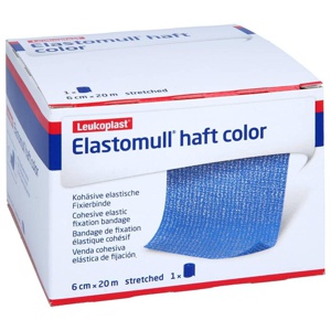 ELASTOMULL haft color 6 cmx20 m Fixierb.blau Produktbild