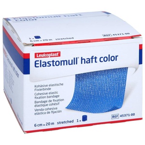 ELASTOMULL haft color 6 cmx20 m Fixierb.blau Produktbild