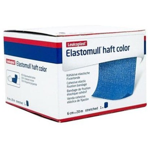 ELASTOMULL haft color 6 cmx20 m Fixierb.blau Produktbild