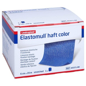 ELASTOMULL haft color 6 cmx20 m Fixierb.blau Produktbild