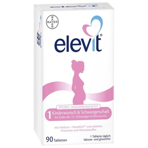 ELEVIT 1 Kinderwunsch & Schwangerschaft Tabletten Produktbild