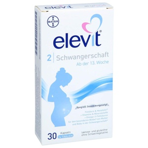 ELEVIT 2 Schwangerschaft Weichkapseln Produktbild