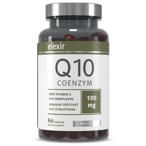 Elexir Pharma Coenzyme Q10 100 mg 60 kapslar produkt bild