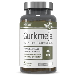 Gurkmeja 500 mg 60 tabletter produkt bild