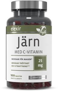 Elexir Järn med C-vitamin 100 tabletter produkt bild