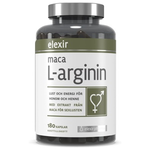 Elexir Maca L-arginin 180 kapslar produkt bild
