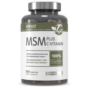 MSM + C Vitamin 120 tabletter produkt bild