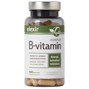 Elexir Pharma B Vitamin Komplex 100 stk produktbilde