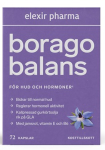 Elexir Pharma Borago 72 stk produktbilde
