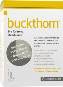 Elexir Pharma Buckthorn 60 stk produktbilde