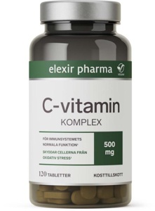 Elexir Pharma C Vitamin Komplex 120 stk produktbilde