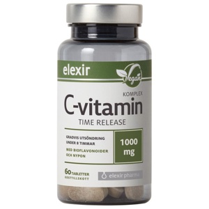 Elexir Pharma C-Vitamin Komplex Time Release 60 tabletter produktbillede