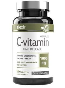 C-vitamin 1000 mg Time release 60 tabletter produkt bild