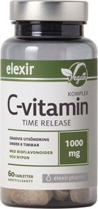 Elexir Pharma C-Vitamin Time release 60 stk produktbilde