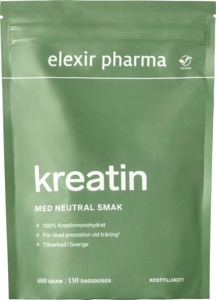 Elexir Pharma Kreatin Naturell 400 g produktbilde