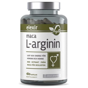 Elexir Pharma Maca L-arginin 180 stk produktbilde